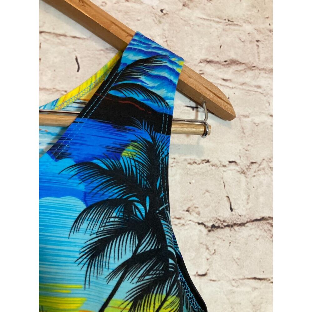 Tropical Blue Maxi Dress - Picture 7 of 13